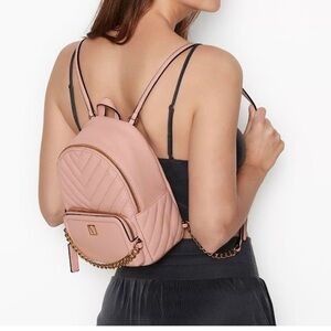 Victoria’s Secret Backpack Purse Dusty Pink
